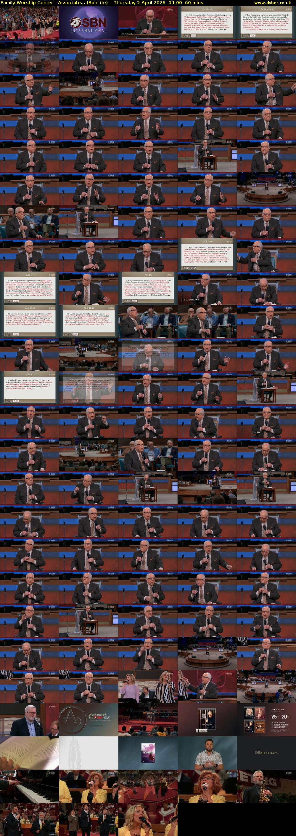 Family Worship Center - Associate... (SonLife) Thursday 2 April 2026 04:00 - 05:00