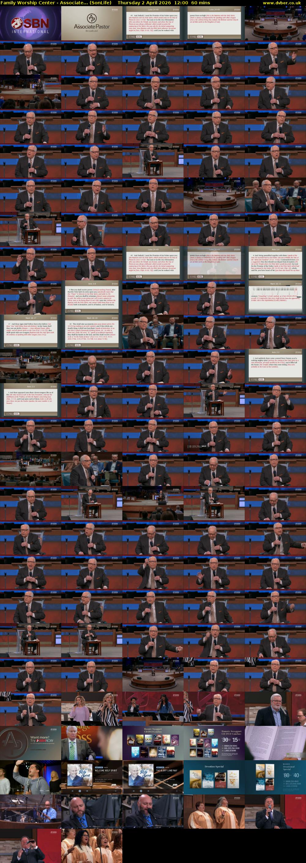 Family Worship Center - Associate... (SonLife) Thursday 2 April 2026 12:00 - 13:00