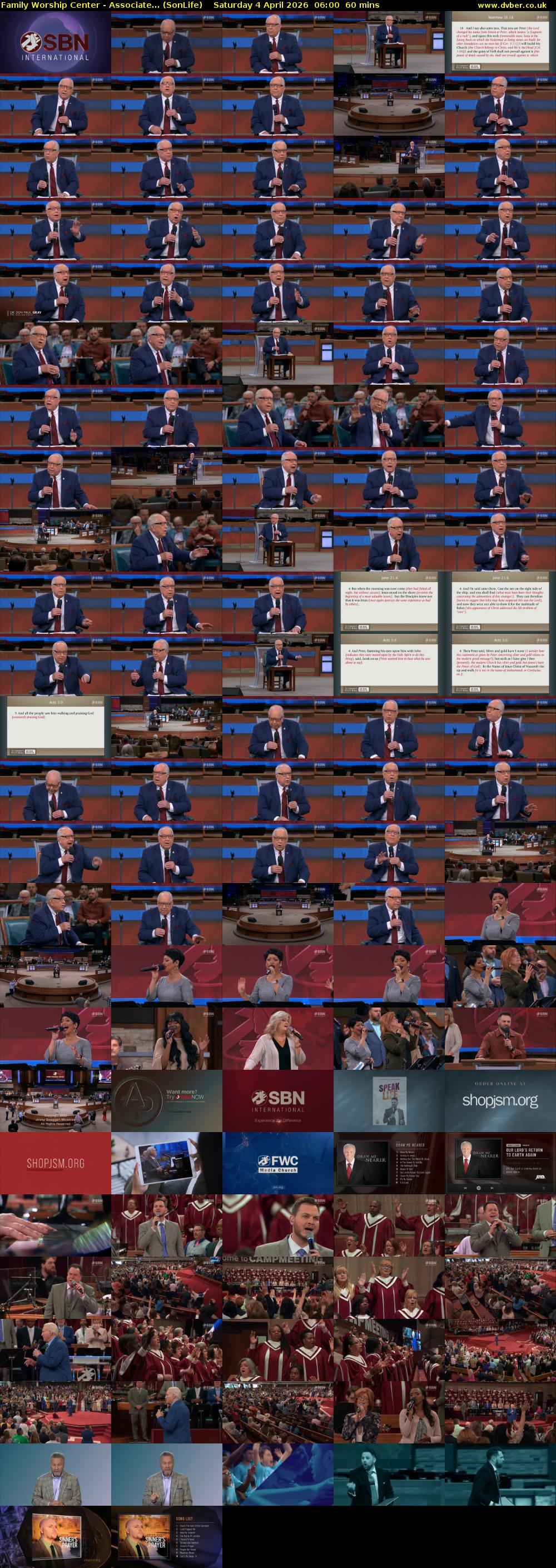 Family Worship Center - Associate... (SonLife) Saturday 4 April 2026 06:00 - 07:00