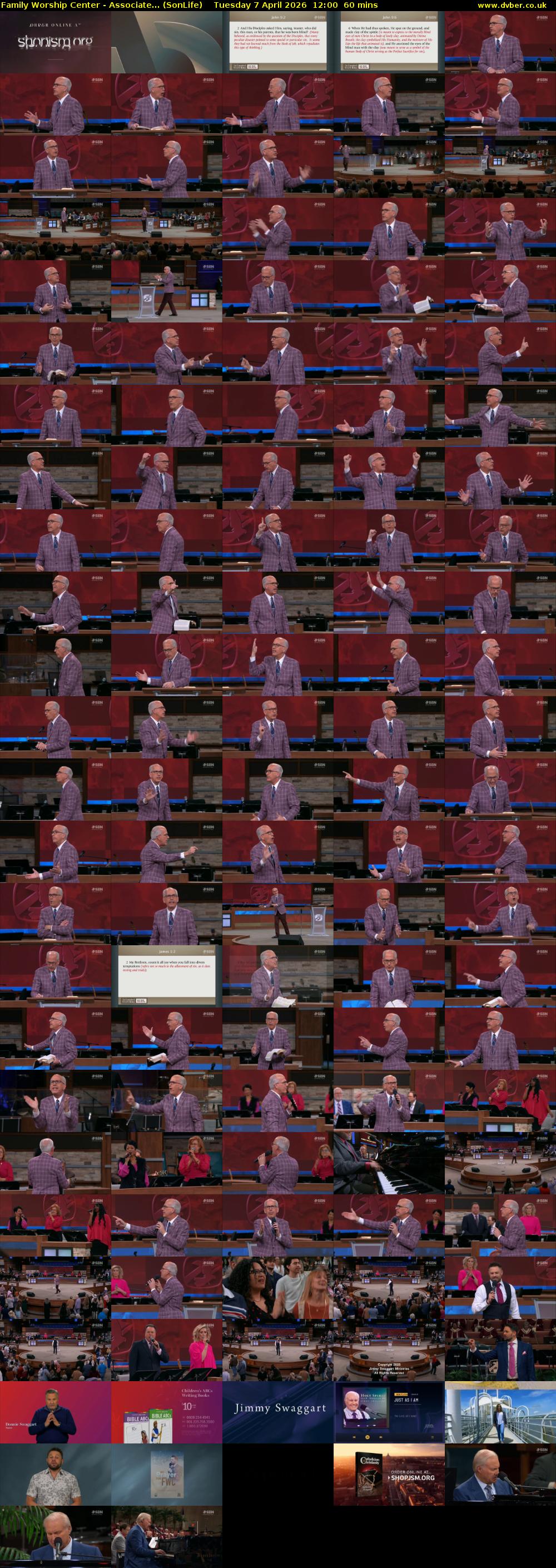 Family Worship Center - Associate... (SonLife) Tuesday 7 April 2026 12:00 - 13:00