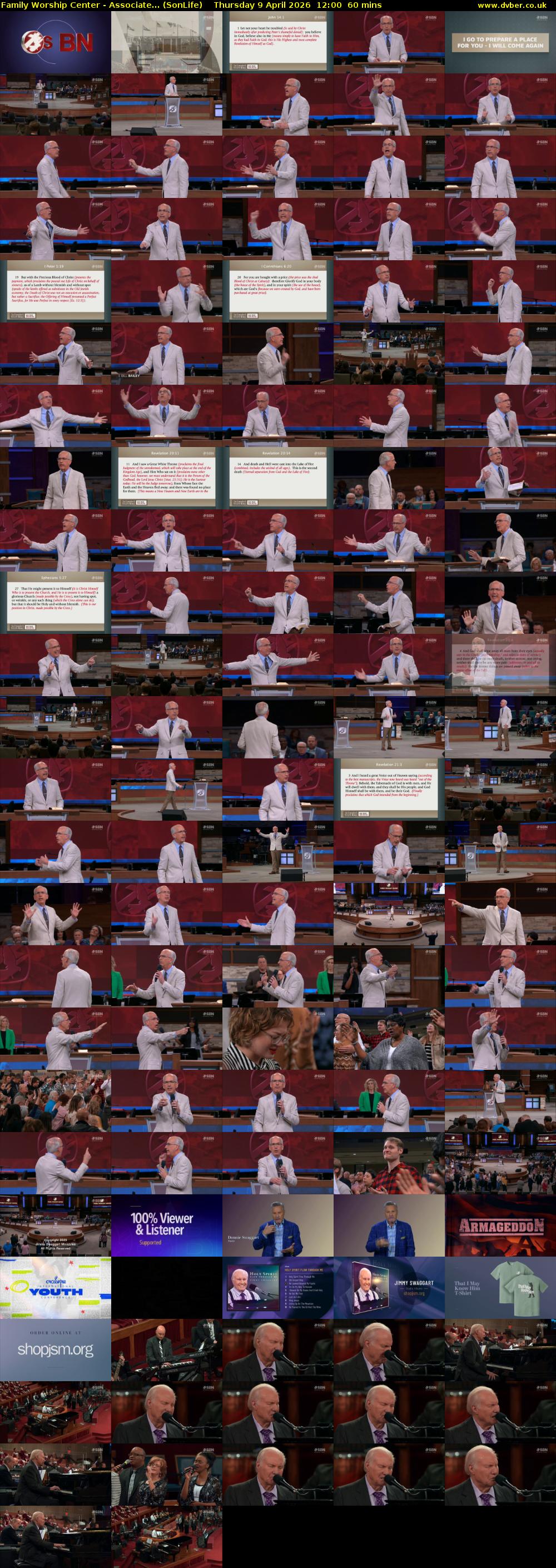 Family Worship Center - Associate... (SonLife) Thursday 9 April 2026 12:00 - 13:00