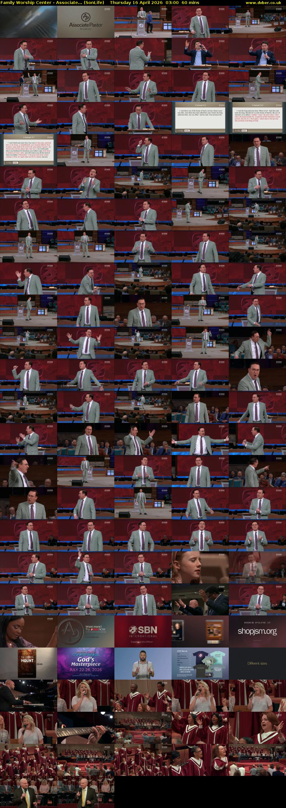 Family Worship Center - Associate... (SonLife) Thursday 16 April 2026 03:00 - 04:00