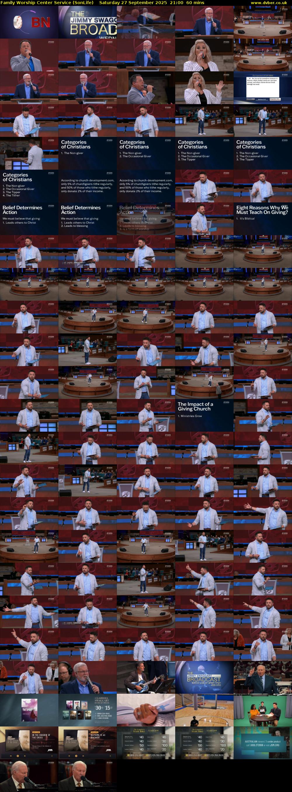 Family Worship Center Service (SonLife) Saturday 27 September 2025 21:00 - 22:00