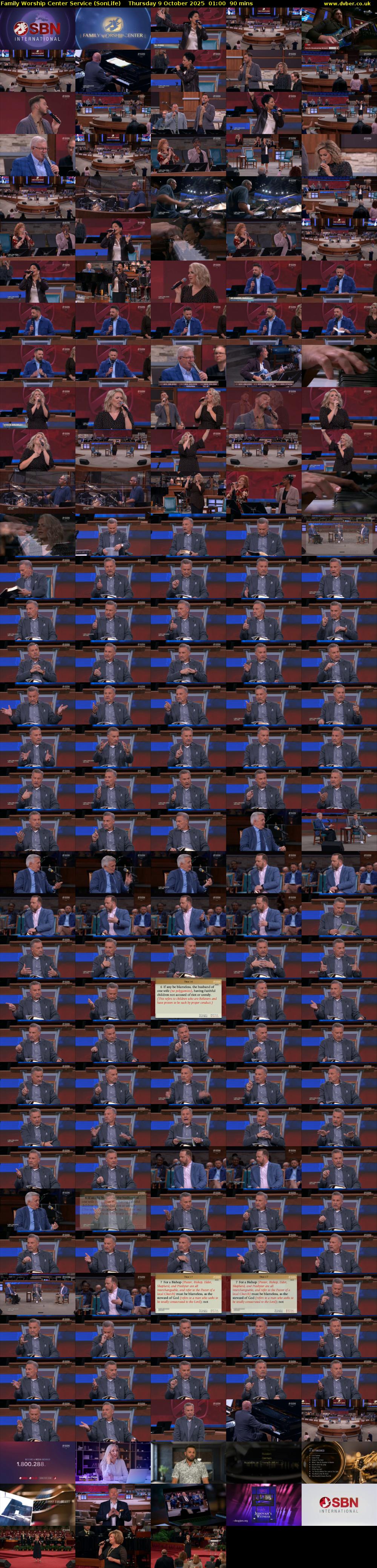 Family Worship Center Service (SonLife) Thursday 9 October 2025 01:00 - 02:30