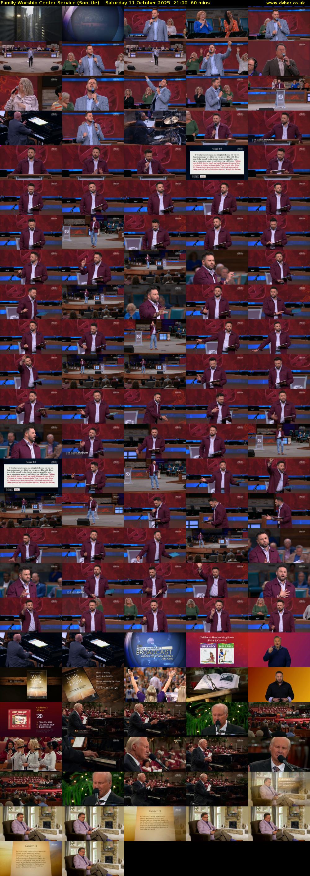 Family Worship Center Service (SonLife) Saturday 11 October 2025 21:00 - 22:00