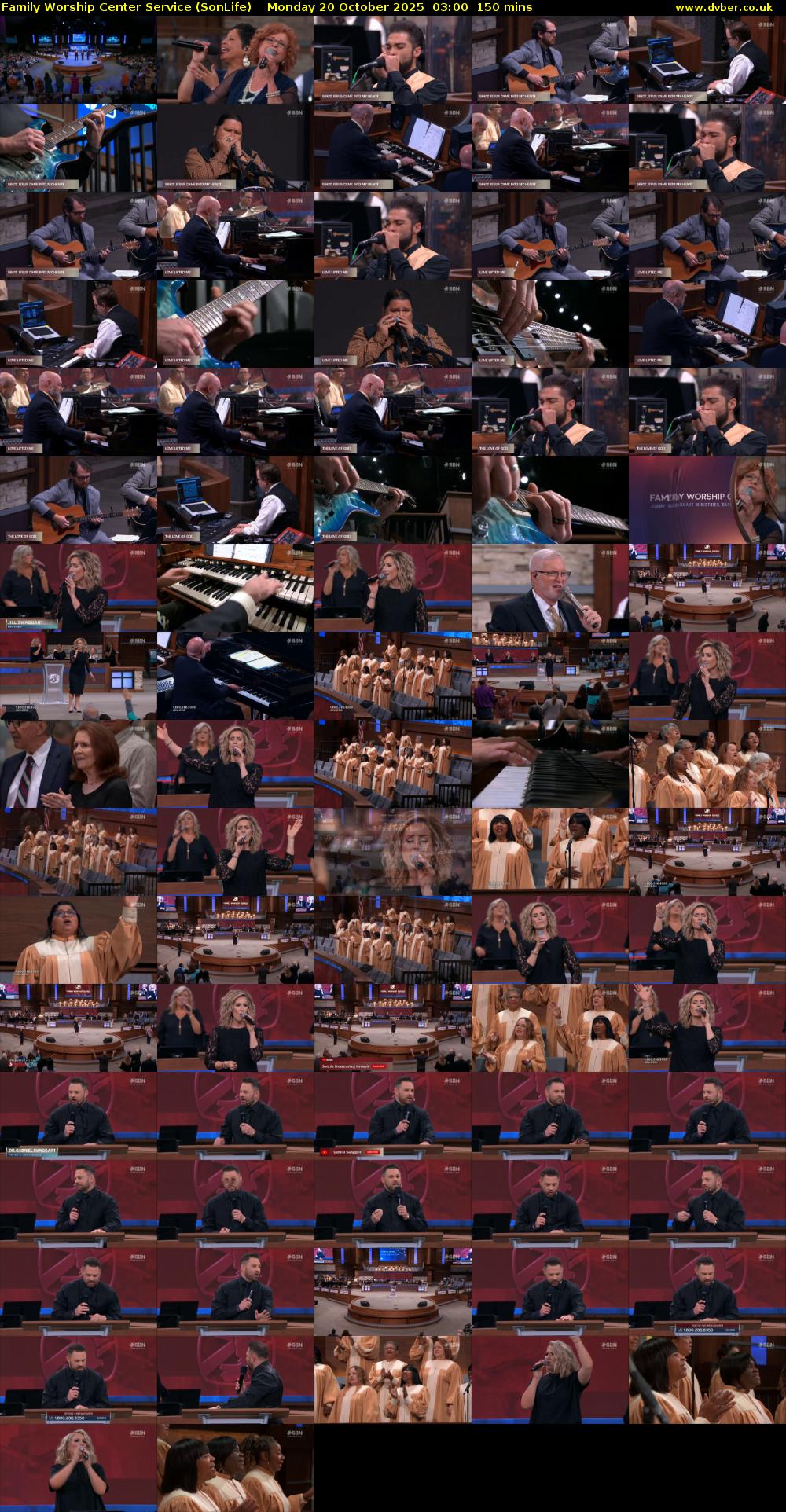 Family Worship Center Service (SonLife) Monday 20 October 2025 03:00 - 05:30