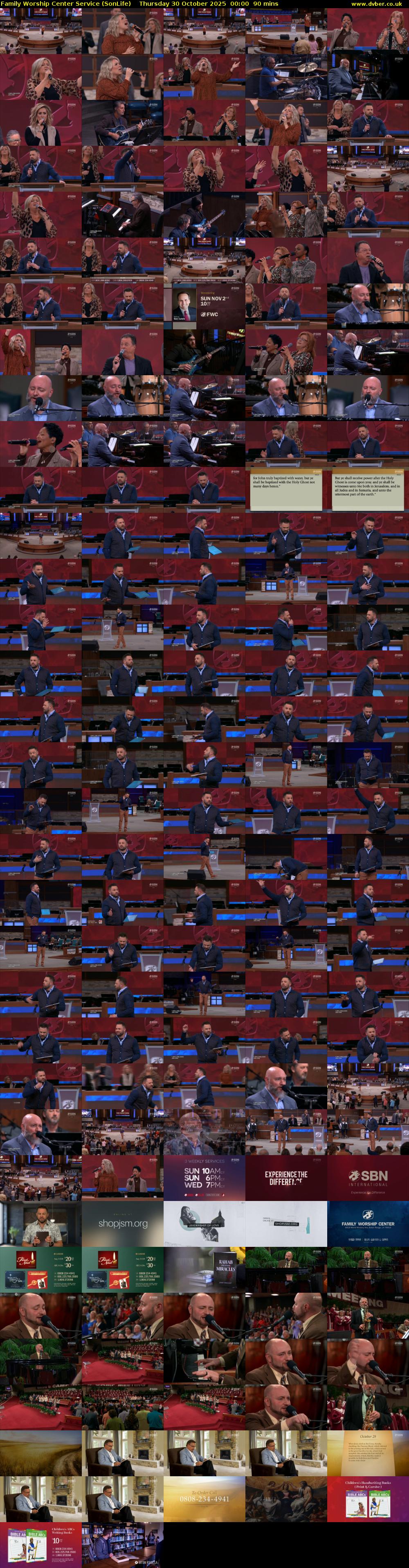 Family Worship Center Service (SonLife) Thursday 30 October 2025 00:00 - 01:30