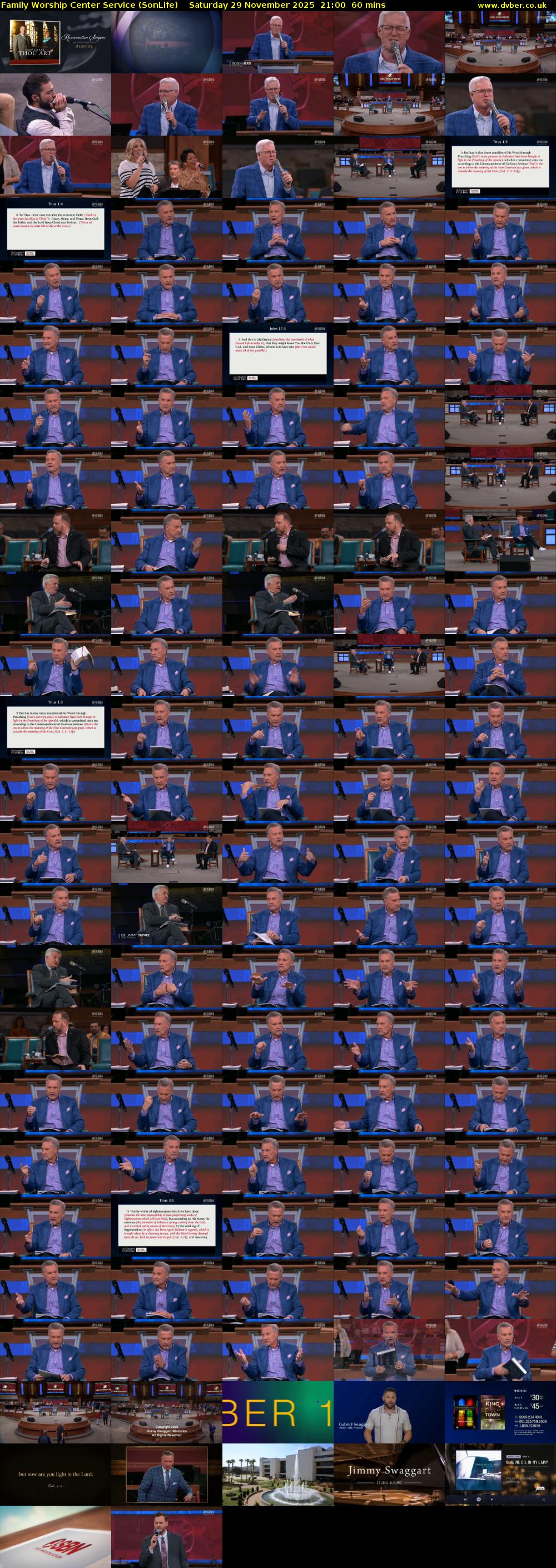 Family Worship Center Service (SonLife) Saturday 29 November 2025 21:00 - 22:00