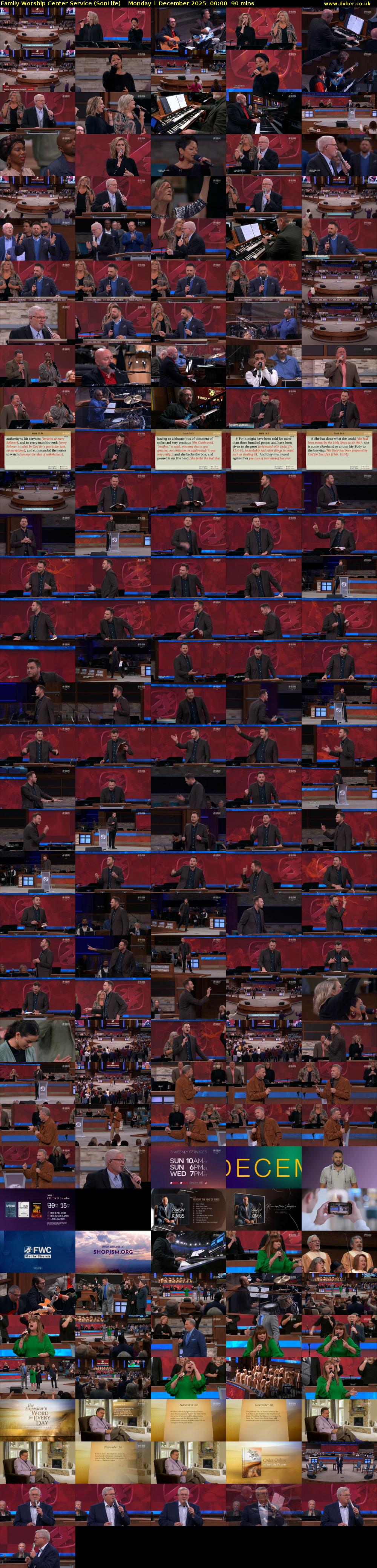 Family Worship Center Service (SonLife) Monday 1 December 2025 00:00 - 01:30