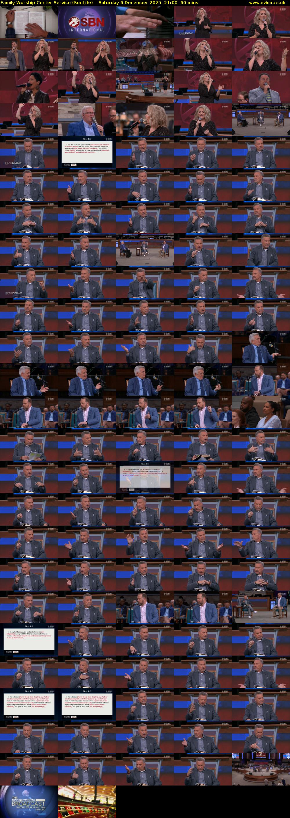 Family Worship Center Service (SonLife) Saturday 6 December 2025 21:00 - 22:00