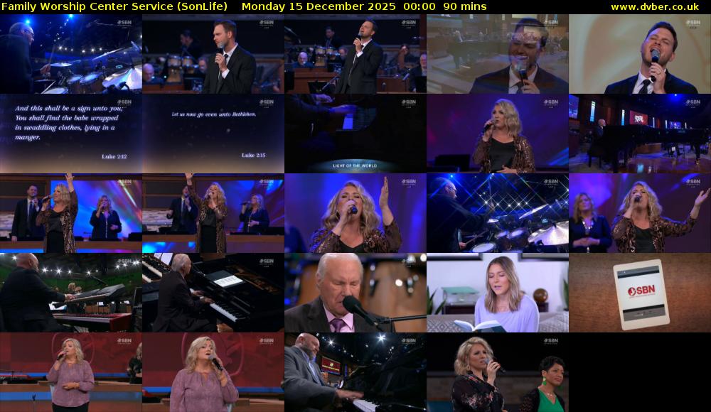 Family Worship Center Service (SonLife) Monday 15 December 2025 00:00 - 01:30
