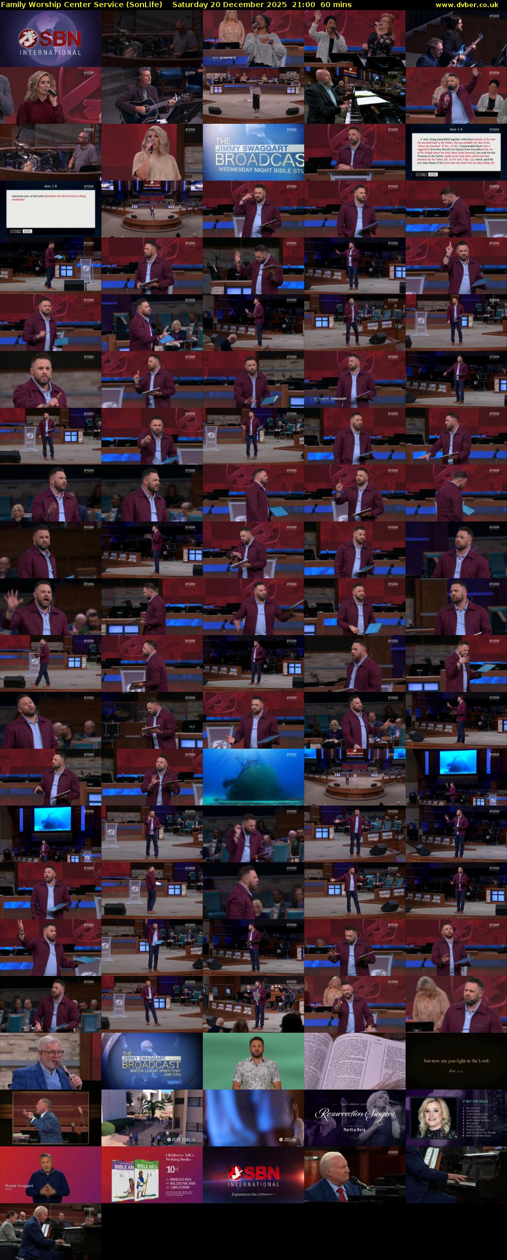 Family Worship Center Service (SonLife) Saturday 20 December 2025 21:00 - 22:00