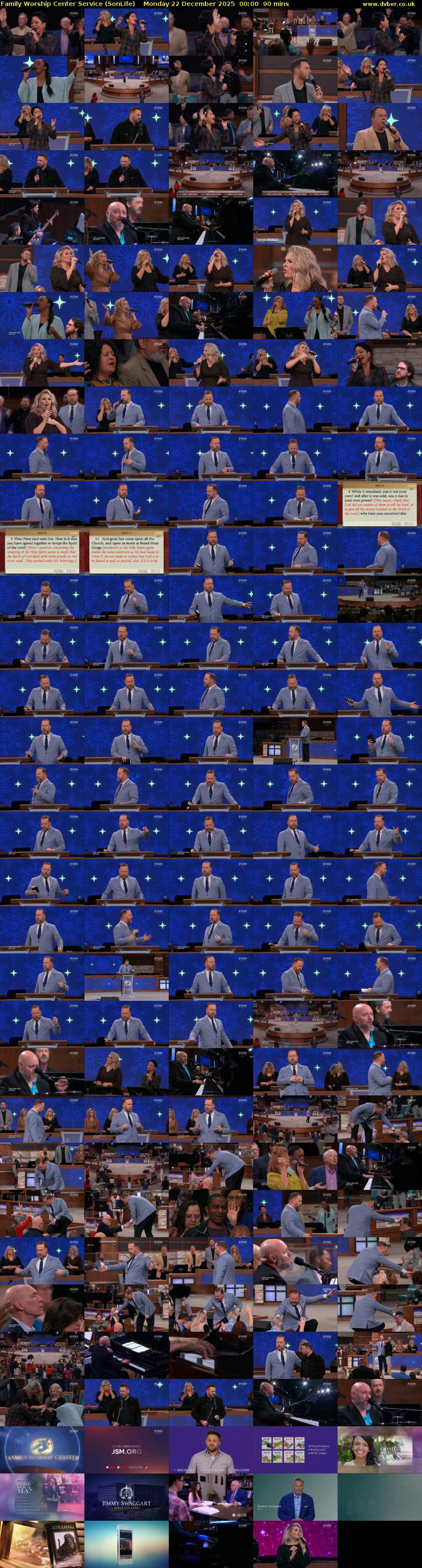 Family Worship Center Service (SonLife) Monday 22 December 2025 00:00 - 01:30