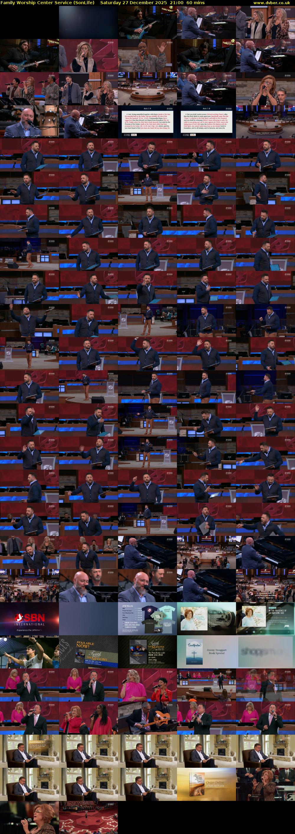 Family Worship Center Service (SonLife) Saturday 27 December 2025 21:00 - 22:00