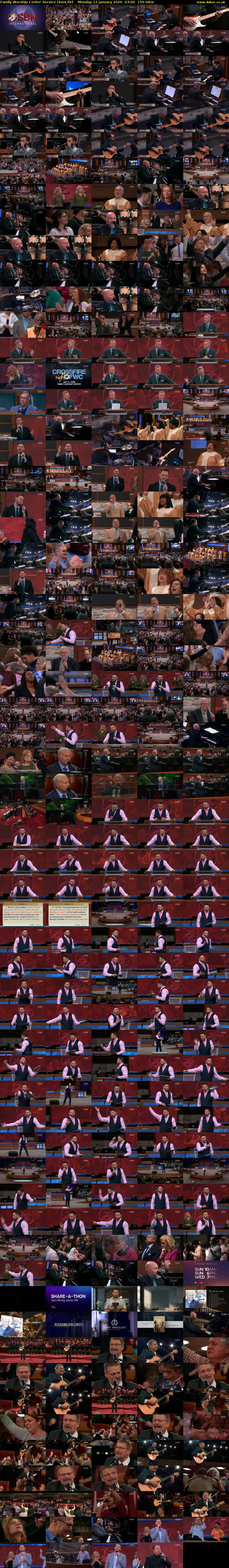 Family Worship Center Service (SonLife) Monday 12 January 2026 03:00 - 05:30