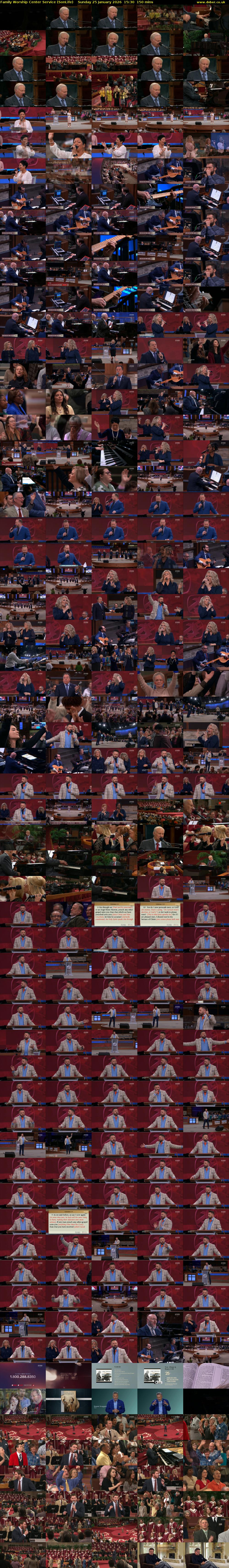 Family Worship Center Service (SonLife) Sunday 25 January 2026 15:30 - 18:00