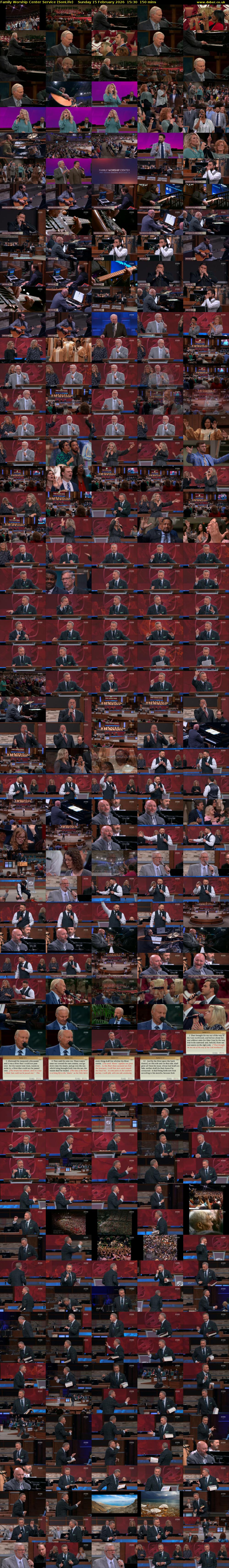 Family Worship Center Service (SonLife) Sunday 15 February 2026 15:30 - 18:00