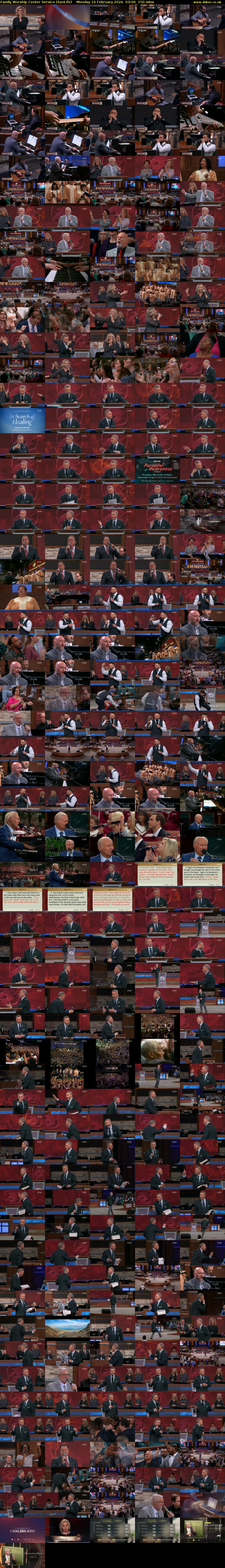 Family Worship Center Service (SonLife) Monday 16 February 2026 03:00 - 05:30