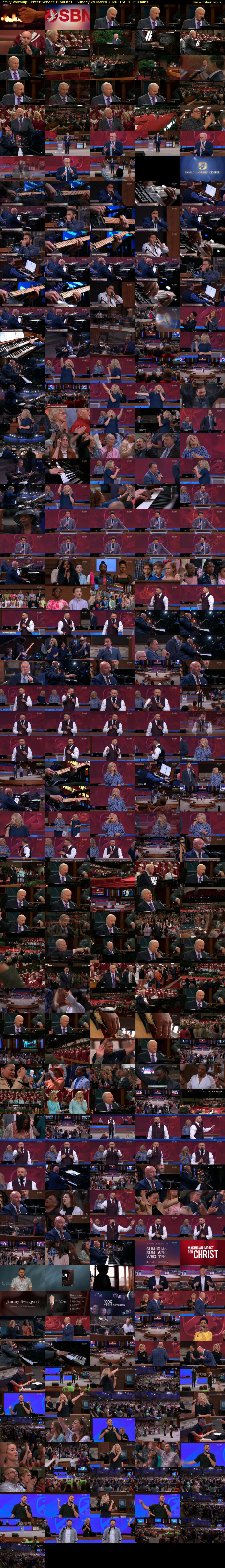 Family Worship Center Service (SonLife) Sunday 29 March 2026 15:30 - 18:00