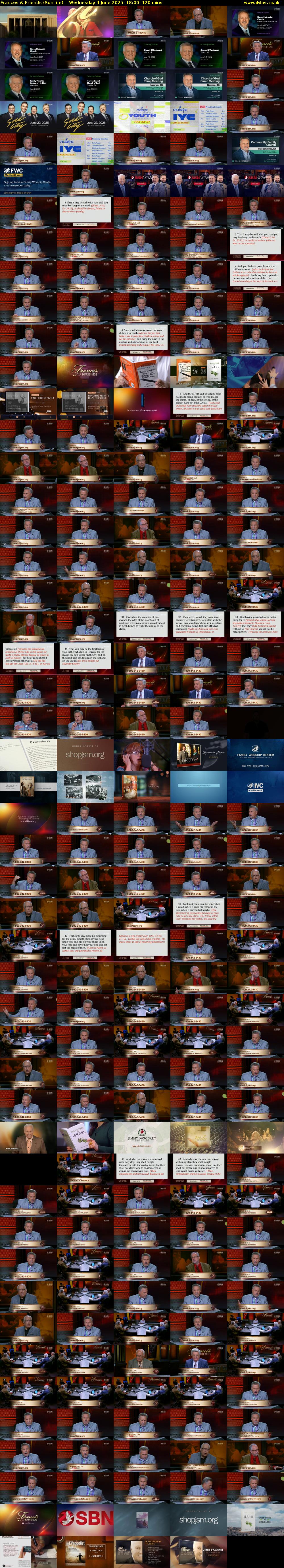 Frances & Friends (SonLife) Wednesday 4 June 2025 18:00 - 20:00