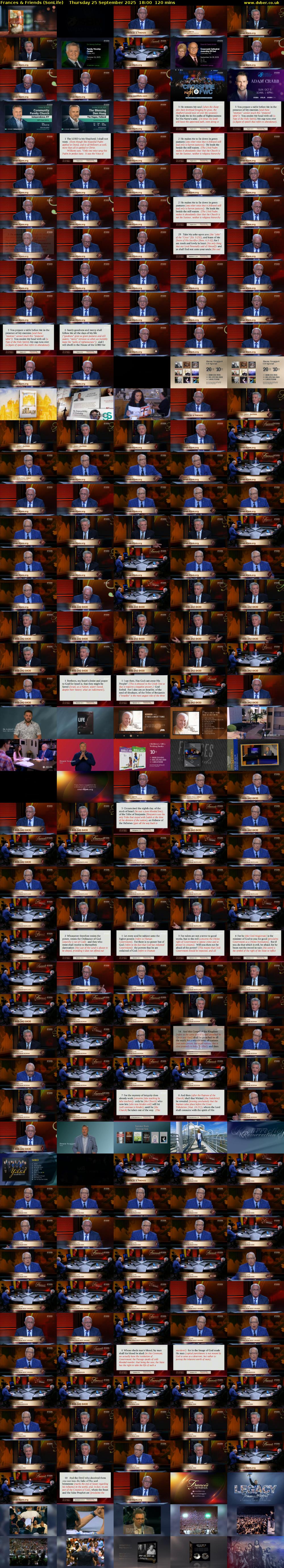 Frances & Friends (SonLife) Thursday 25 September 2025 18:00 - 20:00