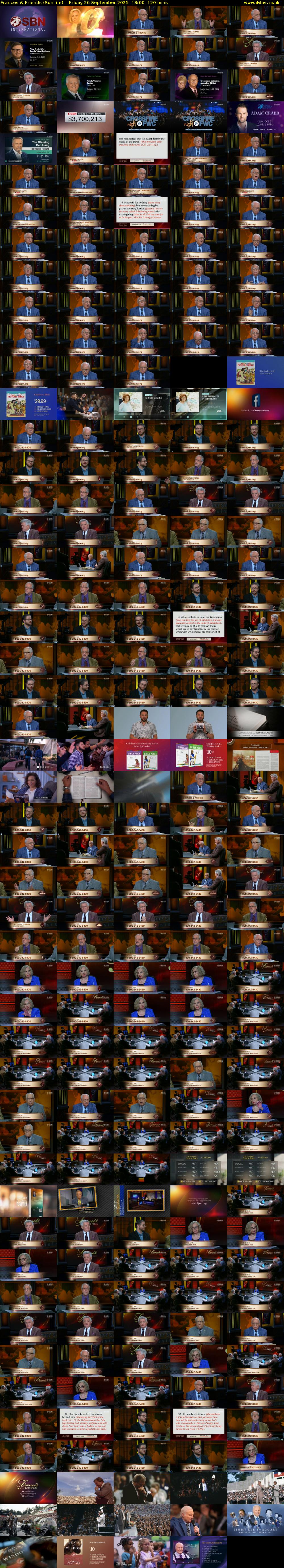 Frances & Friends (SonLife) Friday 26 September 2025 18:00 - 20:00