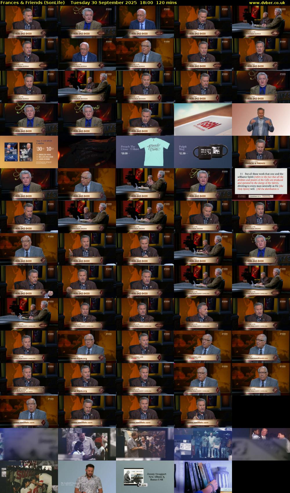 Frances & Friends (SonLife) Tuesday 30 September 2025 18:00 - 20:00