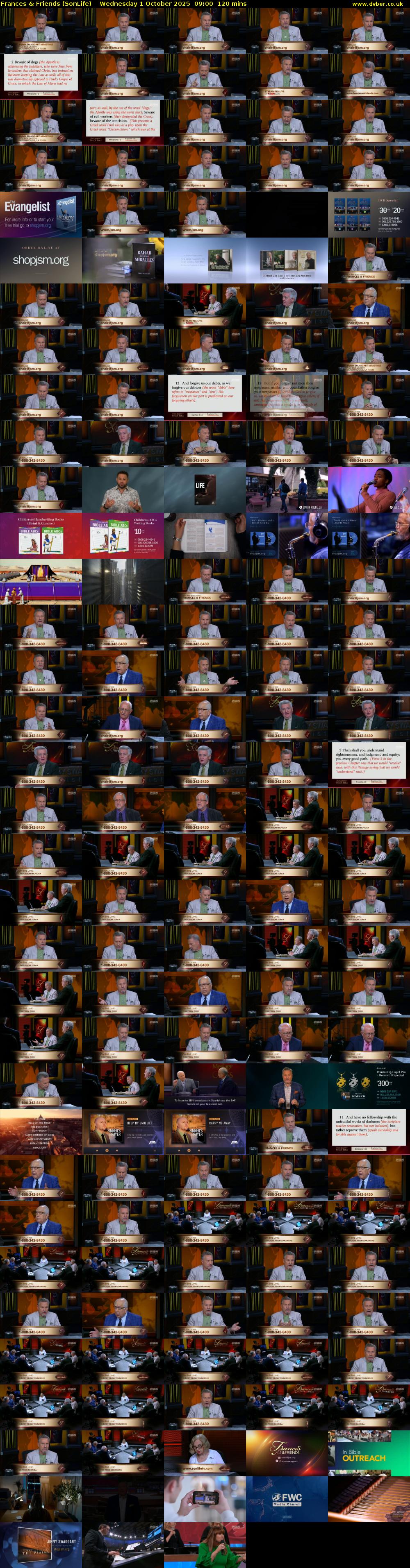 Frances & Friends (SonLife) Wednesday 1 October 2025 09:00 - 11:00