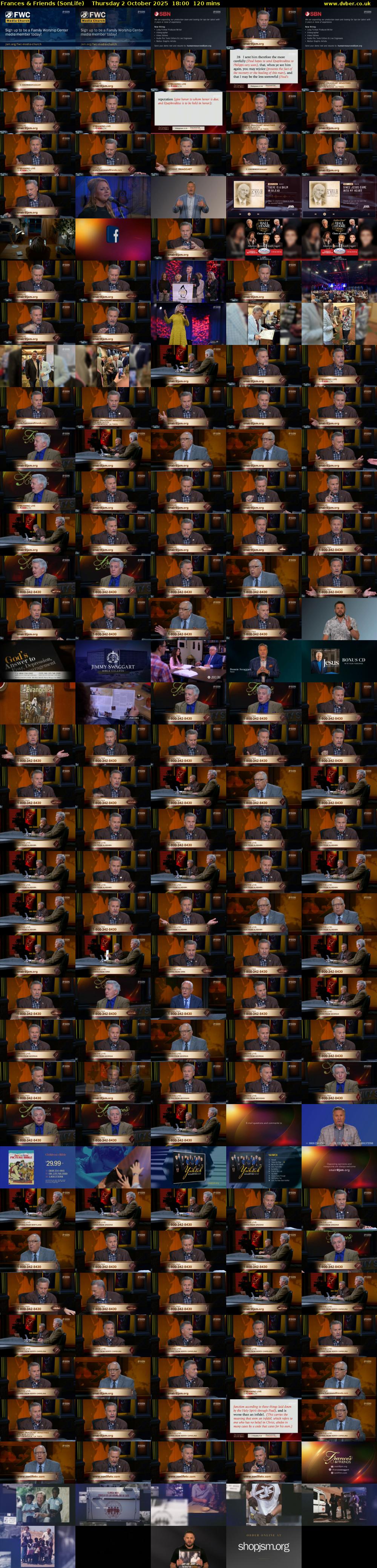 Frances & Friends (SonLife) Thursday 2 October 2025 18:00 - 20:00