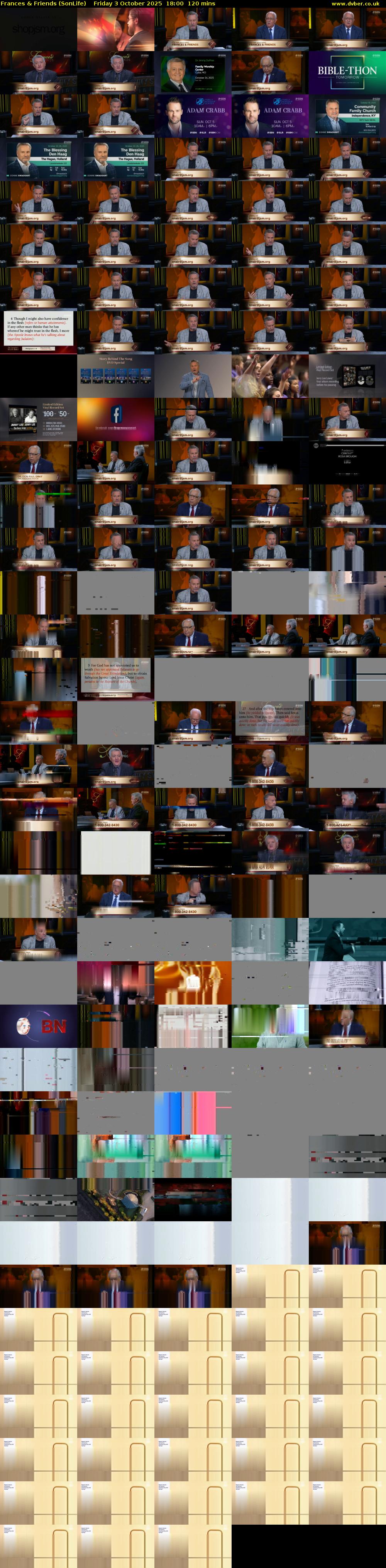 Frances & Friends (SonLife) Friday 3 October 2025 18:00 - 20:00