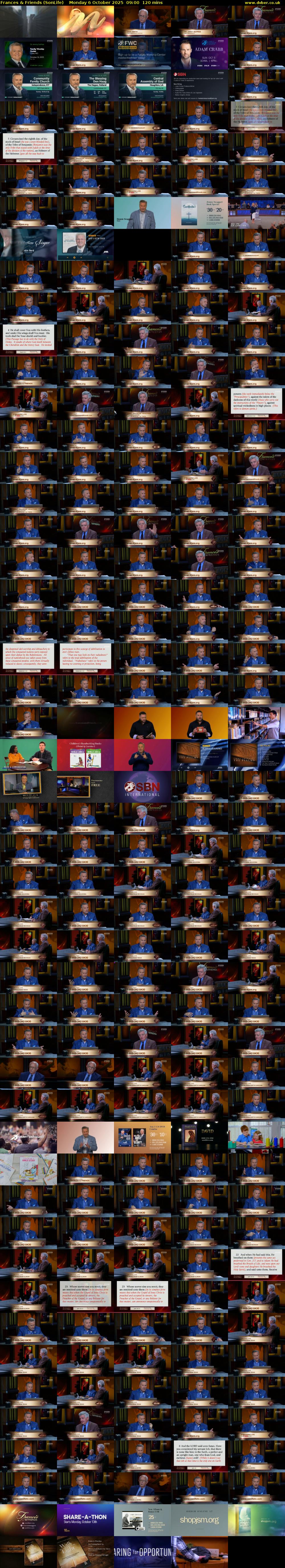 Frances & Friends (SonLife) Monday 6 October 2025 09:00 - 11:00