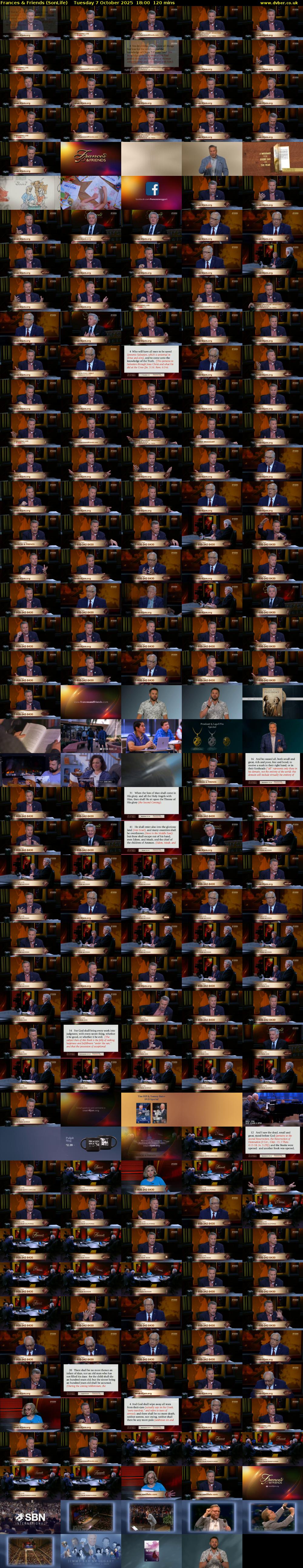 Frances & Friends (SonLife) Tuesday 7 October 2025 18:00 - 20:00