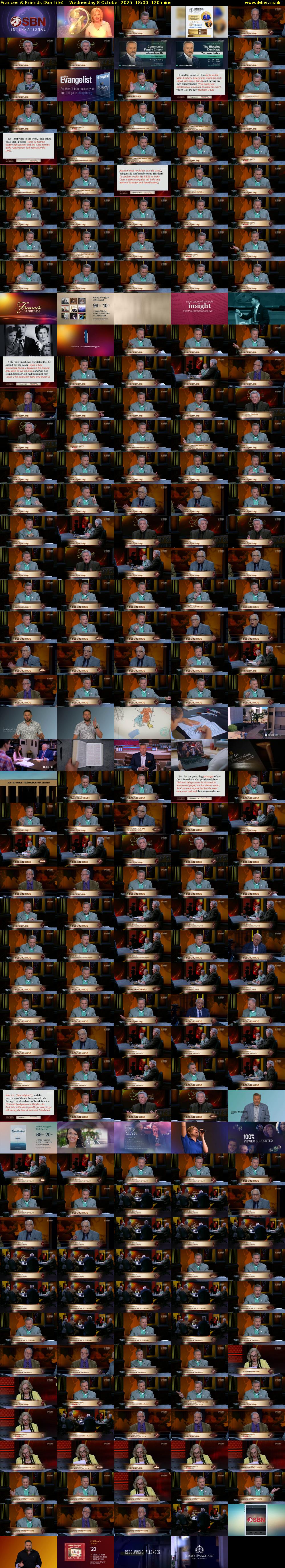 Frances & Friends (SonLife) Wednesday 8 October 2025 18:00 - 20:00