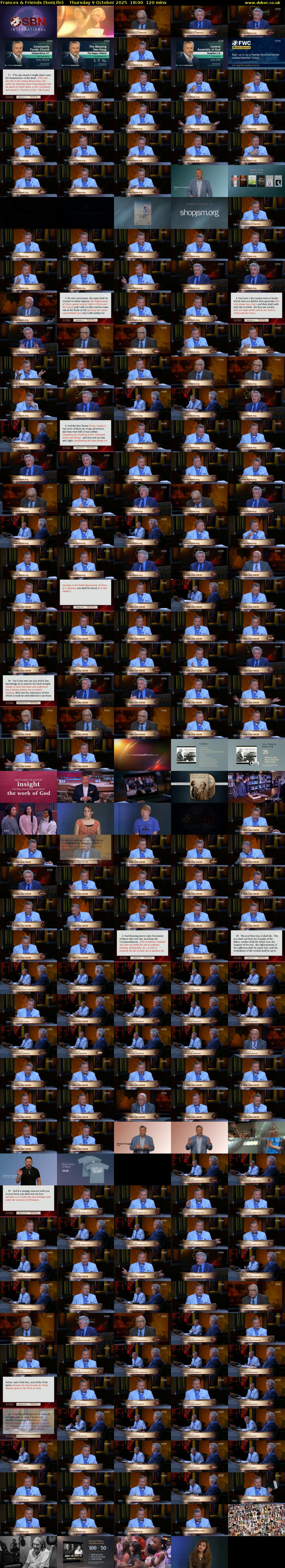 Frances & Friends (SonLife) Thursday 9 October 2025 18:00 - 20:00