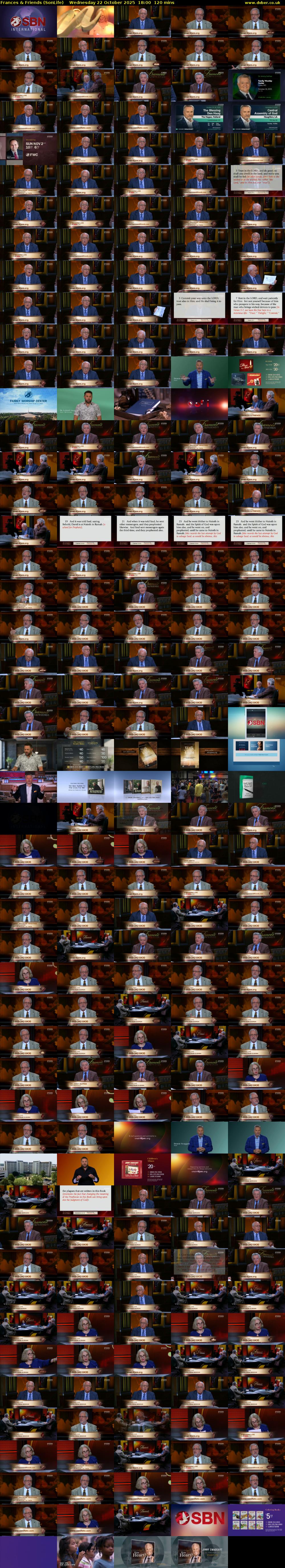 Frances & Friends (SonLife) Wednesday 22 October 2025 18:00 - 20:00