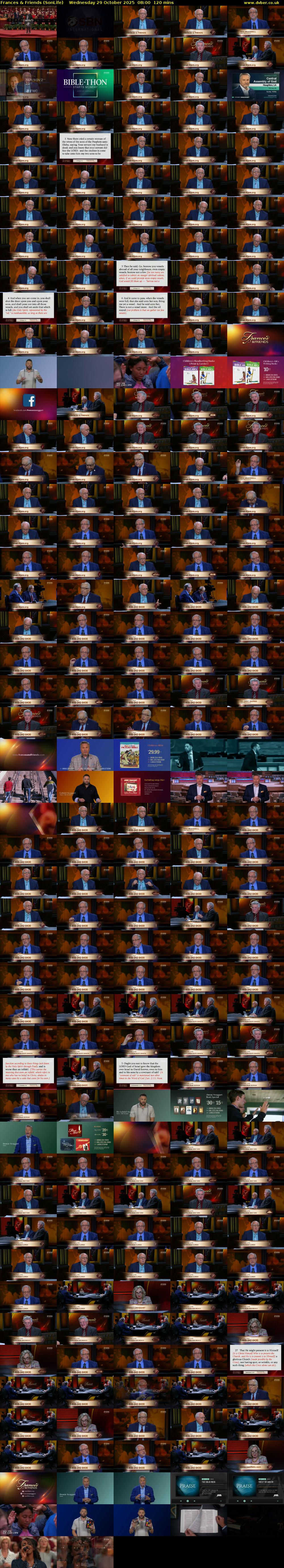 Frances & Friends (SonLife) Wednesday 29 October 2025 08:00 - 10:00