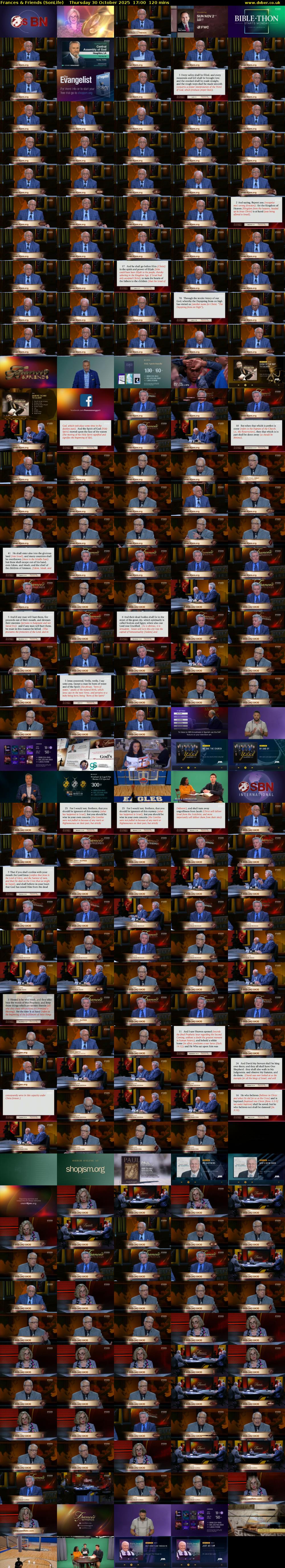 Frances & Friends (SonLife) Thursday 30 October 2025 17:00 - 19:00