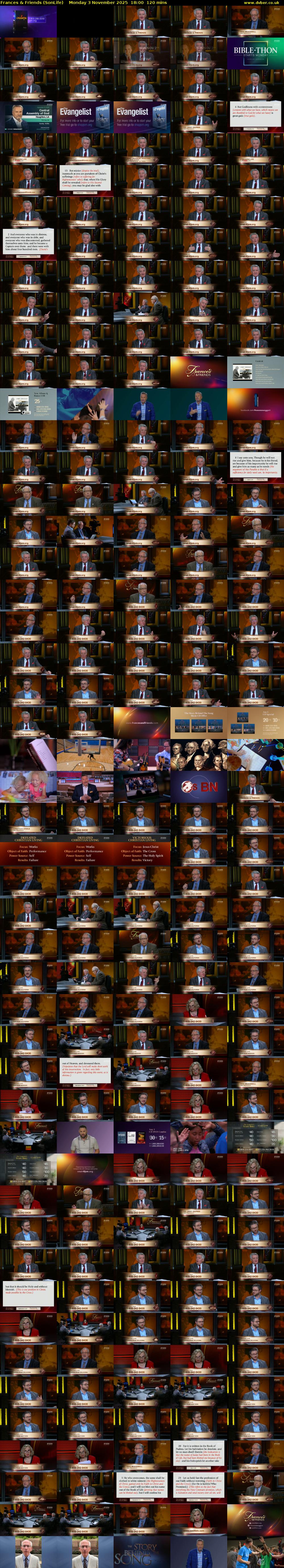 Frances & Friends (SonLife) Monday 3 November 2025 18:00 - 20:00