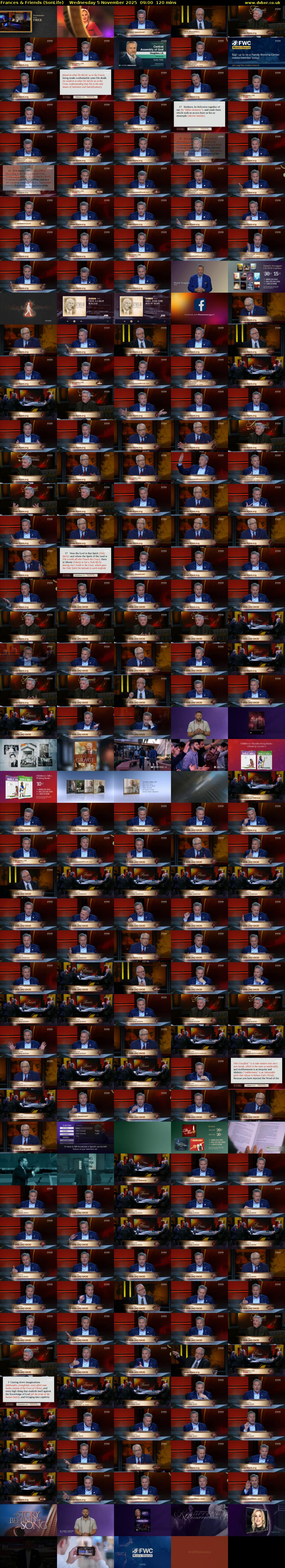 Frances & Friends (SonLife) Wednesday 5 November 2025 09:00 - 11:00