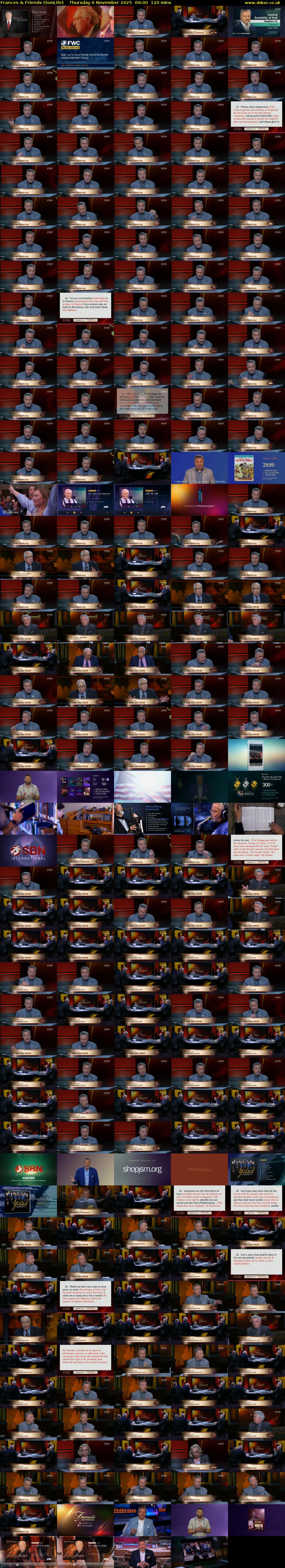 Frances & Friends (SonLife) Thursday 6 November 2025 09:00 - 11:00