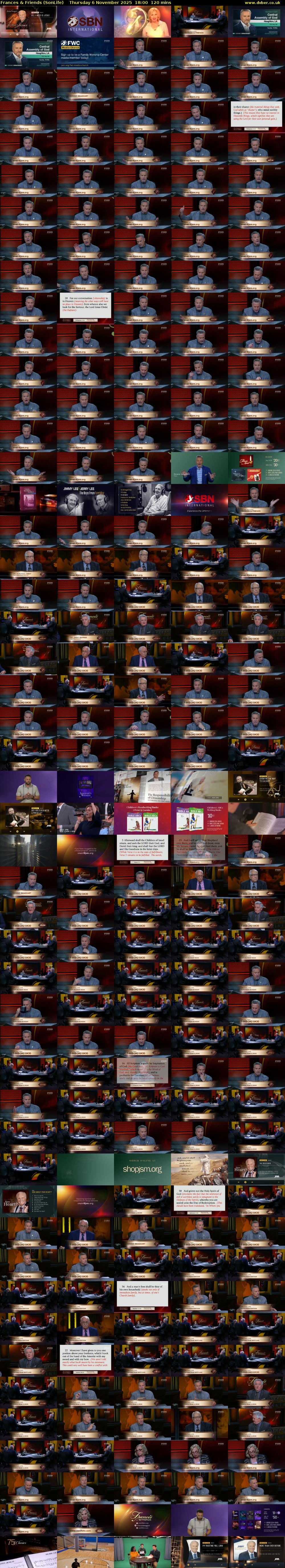 Frances & Friends (SonLife) Thursday 6 November 2025 18:00 - 20:00