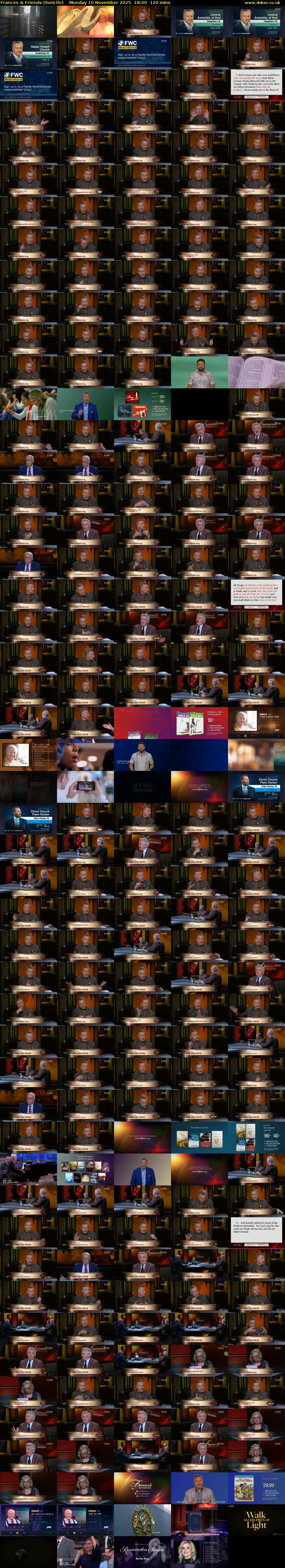 Frances & Friends (SonLife) Monday 10 November 2025 18:00 - 20:00