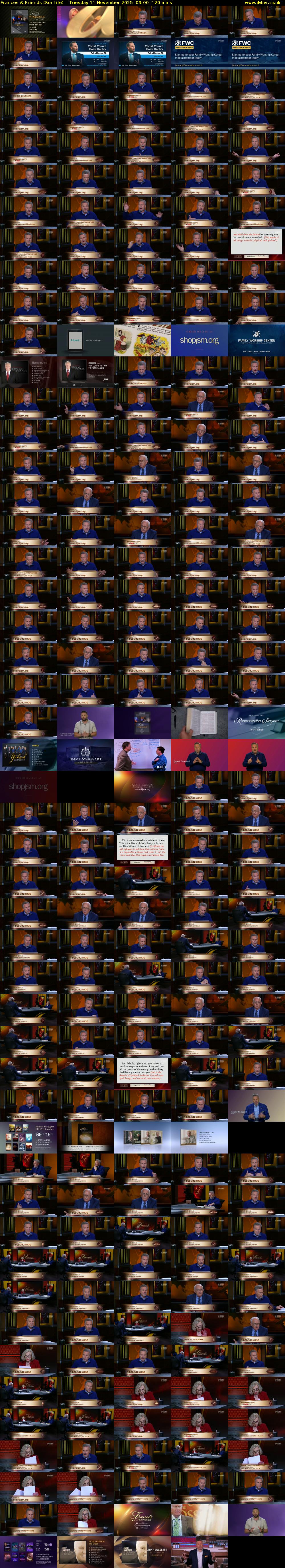 Frances & Friends (SonLife) Tuesday 11 November 2025 09:00 - 11:00