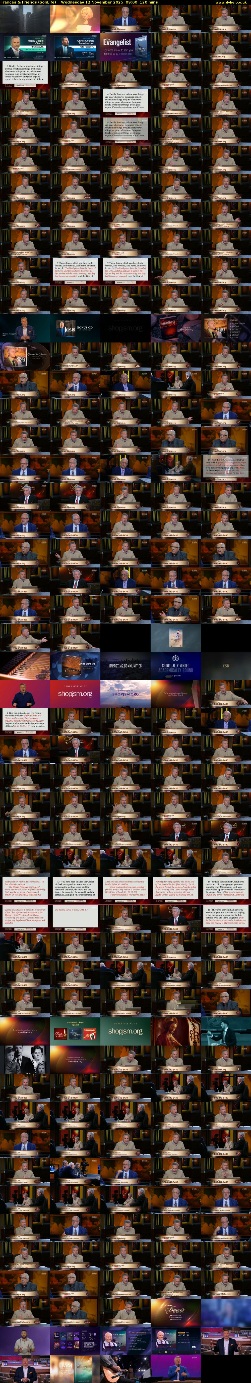 Frances & Friends (SonLife) Wednesday 12 November 2025 09:00 - 11:00