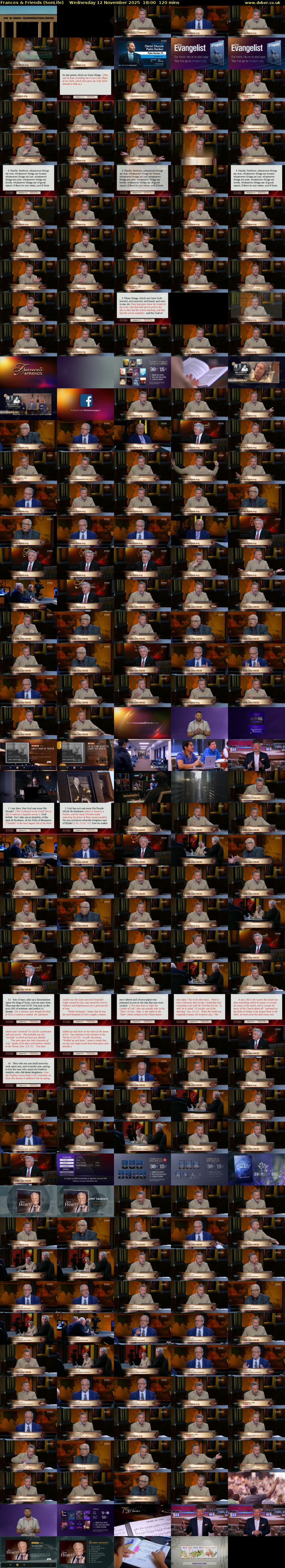 Frances & Friends (SonLife) Wednesday 12 November 2025 18:00 - 20:00