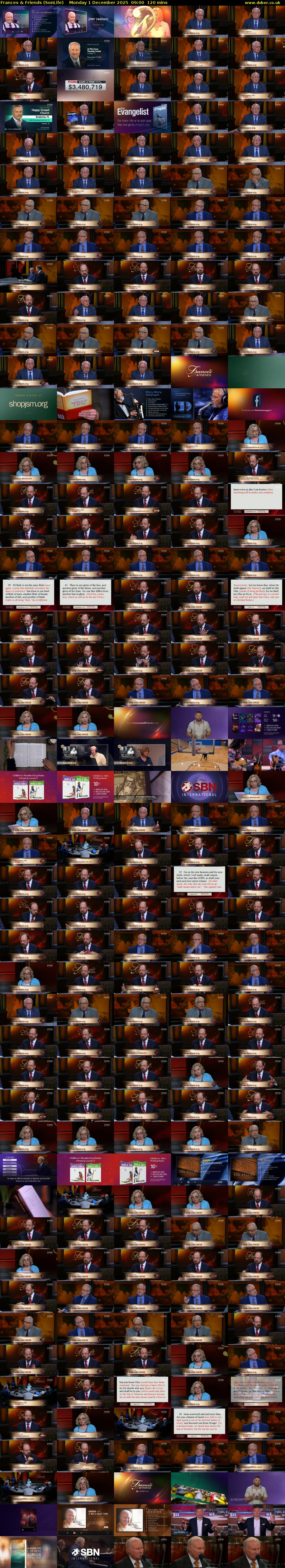 Frances & Friends (SonLife) Monday 1 December 2025 09:00 - 11:00