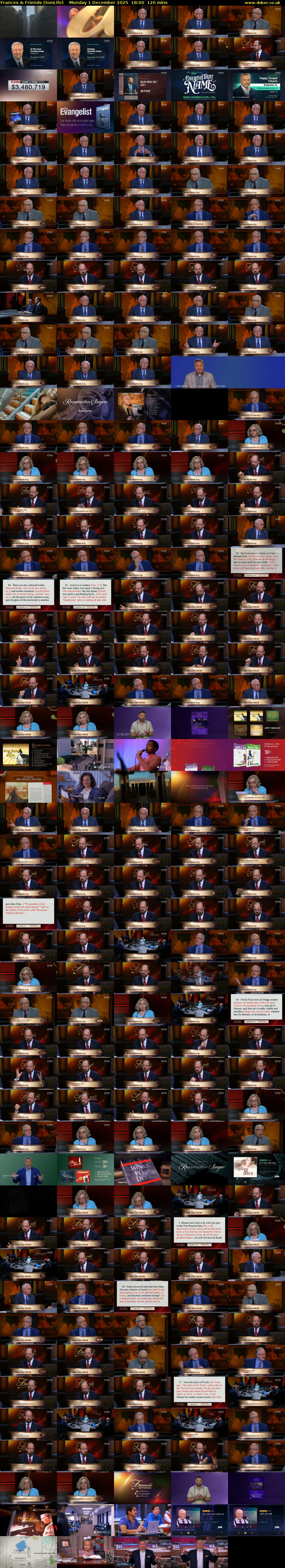 Frances & Friends (SonLife) Monday 1 December 2025 18:00 - 20:00