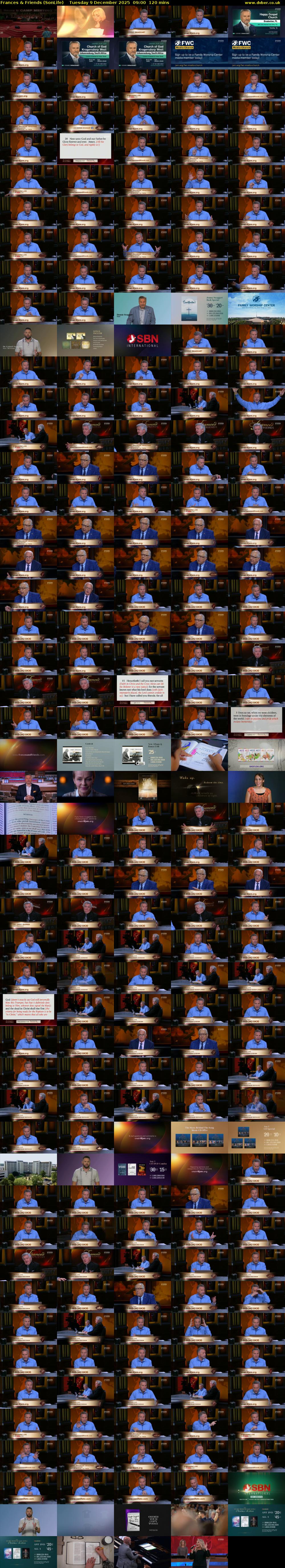 Frances & Friends (SonLife) Tuesday 9 December 2025 09:00 - 11:00