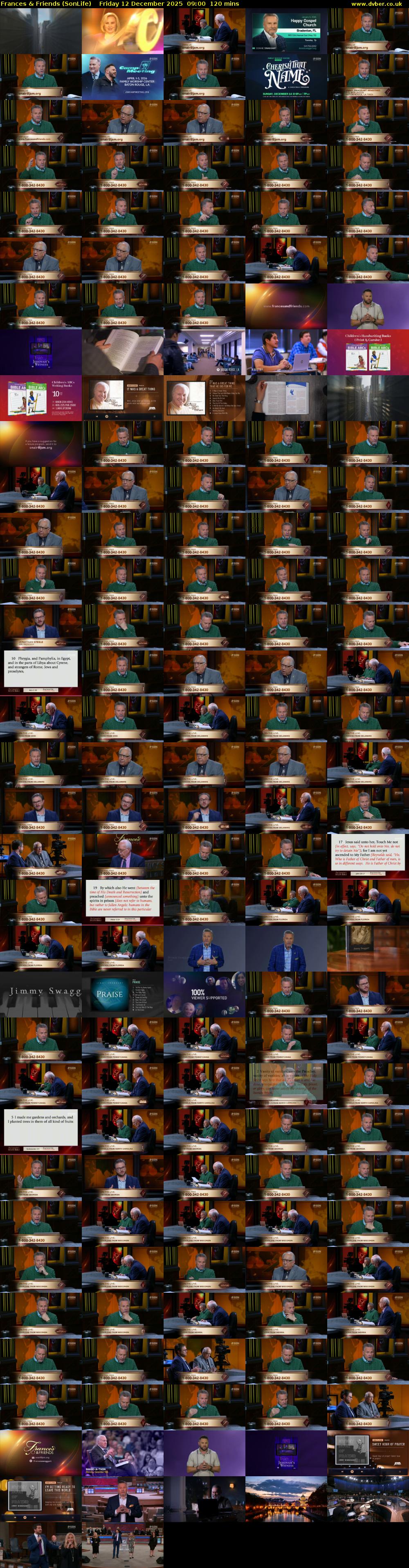 Frances & Friends (SonLife) Friday 12 December 2025 09:00 - 11:00