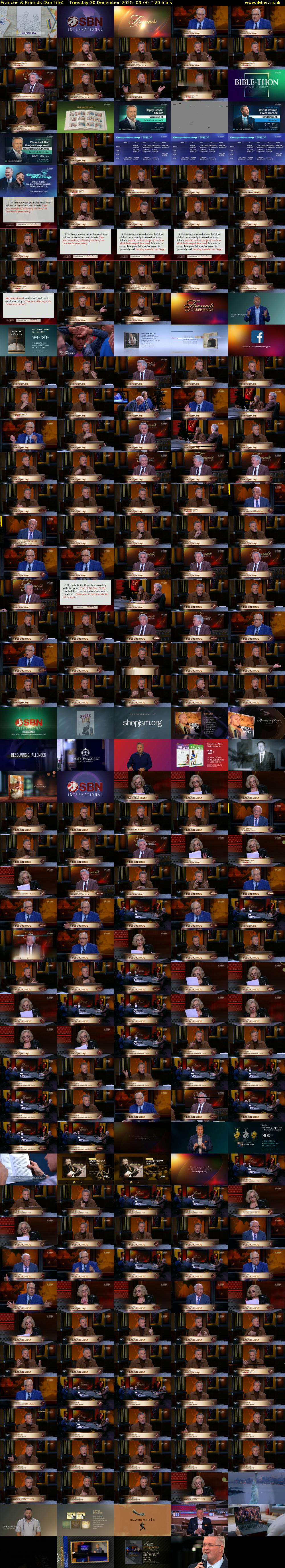 Frances & Friends (SonLife) Tuesday 30 December 2025 09:00 - 11:00